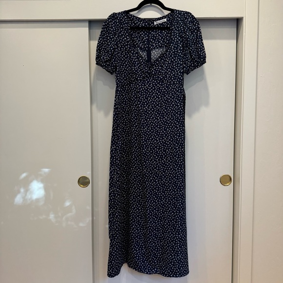 Reformation Flower Print Long Dress - Picture 5 of 6